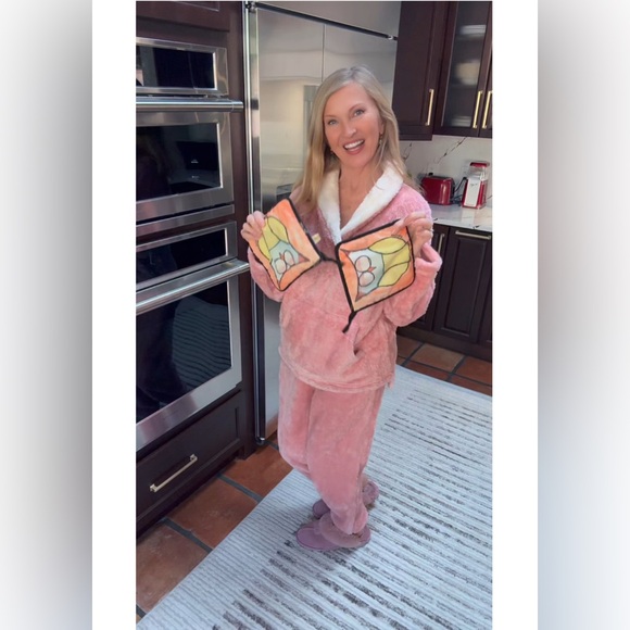 NWT PINK FLEECE FLANNEL PAJAMAS-S - Picture 8 of 17